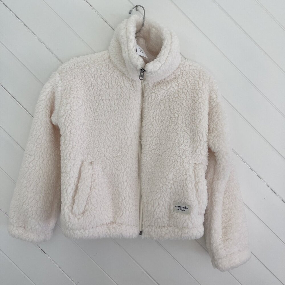 NWT Abercrombie & Kids Sherpa Jacket, Girls size 9/10